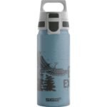 Sigg - Aluminium Kids Water Bottle - WMB ONE Brave Eagle - Suitable For Carbonated Beverages - Leakproof - Lightweight - BPA Free - Climate Neutral Certified - Light Blue - 20 Oz - Image 2