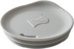 Silicone Coffee Cup Lid – Take Your Favorite Mug To-Go – Dishwasher-Safe, Reusable Coffee Mug Lid for Tumblers, Cups and Mugs with 3” to 3¼” Inside Diameter – Medium Size, Stone - Image 2