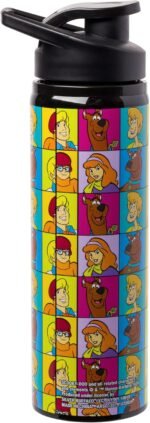 Silver Buffalo Scooby-Doo “Those Meddling Kids!” Stainless Steel Water Bottle Featuring Scooby-Doo, Fred, Velma, Shaggy, and Daphne, 25 Ounces - Image 2