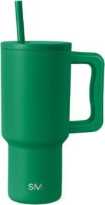 Simple Modern 30 oz Trek Tumbler with Handle and Straw Lid | Cup Holder Friendly Insulated Stainless Steel Travel Mug | Kelly Green - Image 2