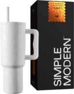 Simple Modern Halloween 40 oz Tumbler with Handle and Straw Lid | Leak-Proof Insulated Stainless Steel Water Bottle Travel Mug | Gifts for Women Men Him Her | Trek Signature | Cute Ghosts - Image 2