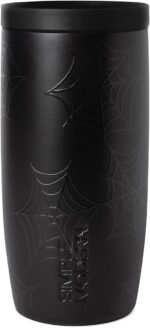 Simple Modern Halloween Signature Voyager | 16oz Travel Coffee Mug Tumbler with 360° Lid | Gifts for Women Men | Ceramic-Lined Insulated Stainless Steel Cold Brew Iced Coffee Cup | Spiderwebs - Image 2