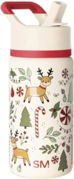 Simple Modern Kids Summit | Christmas Water Bottle with Straw Lid | 14oz Stainless Steel Cup Insulated Tumbler for Toddlers, School | Holiday Gifts for Girls Boys | Christmas Mix - Image 2