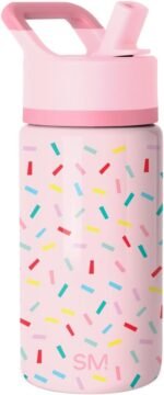 Simple Modern Kids Summit Water Bottle with Straw Lid | 14oz Stainless Steel Cup Insulated Tumbler for Toddlers, School | Confetti - Image 2
