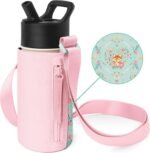 Simple Modern Kid's Water Bottle Carrier Sling with Adjustable Strap | Bottle Holder Crossbody Bag for Walking, Hiking and School | Summit Collection | Fox and The Flower - Image 2
