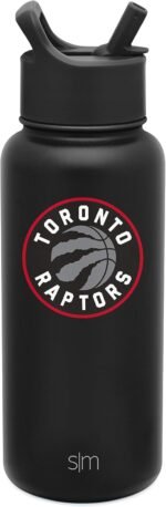 Simple Modern Officially Licensed NBA Water Bottle with Straw Lid Insulated Stainless Steel Thermos Gift | Summit Collection | 32oz - Image 2