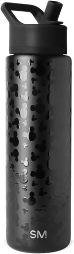 Simple Modern Summit Water Bottle with Straw Lid | Disney 30oz Leak Proof Stainless Steel Insulated Cup | Gifts for Her Him | Iconic Mickey - Image 2