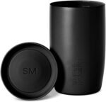 Simple Modern Travel Coffee Mug Tumbler with 360° Lid | Ceramic-Lined Insulated Stainless Steel Cold Brew Iced Coffee Cup | Gifts for Women Men Her Him | Voyager Signature | 12oz | Midnight Black - Image 2