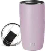 Simple Modern Travel Coffee Mug Tumbler with Flip Lid | Reusable Insulated Stainless Steel Cold Brew Iced Coffee Cup Thermos | Gifts for Women Men Him Her | Voyager Collection | 16oz | Lavender Mist - Image 2