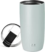 Simple Modern Travel Coffee Mug Tumbler with Flip Lid | Reusable Insulated Stainless Steel Cold Brew Iced Coffee Cup Thermos | Gifts for Women Men Him Her | Voyager Collection | 16oz | Sea Glass Sage - Image 2