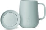 Simple Modern Voyager Signature Mug | Travel Coffee Tumbler with 360° Lid and Handle | Ceramic-Lined Insulated Stainless Steel Iced Cold Brew Cup | 12oz, Sea Glass Sage - Image 2