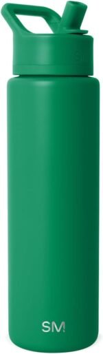 Simple Modern Water Bottle with Straw Lid | Vacuum Insulated Stainless Steel Metal Thermos | Reusable Leak Proof BPA-Free Flask for Sports Gym | Summit Collection | 30oz, Kelly Green - Image 2