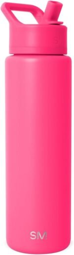 Simple Modern Water Bottle with Straw Lid | Vacuum Insulated Stainless Steel Metal Thermos | Reusable Leak Proof BPA-Free Flask for Sports Gym | Summit Collection | 30oz, Malibu - Image 2