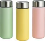 Small Water Bottle Mini Insulated Water Bottle for Hot and Cold Drinks Cute Stainless Steel Travel Coffee Mug Leak Proof Vacuum Flask 6.7 OZ/200 Ml (Pink) - Image 2