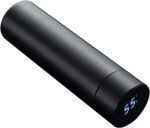 Smart Water Bottle Stainless Steel Vacuum Flask,Travel Mug with Smart LCD Touch Screen, Keep Hot Or Cold, Car Portable Travel Tea Coffee Vacuum Thermo Cup,Insulated Water Bottle (Black) - Image 2