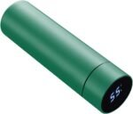 Smart Water Bottle Stainless Steel Vacuum Flask,Travel Mug with Smart LCD Touch Screen, Keep Hot Or Cold, Car Portable Travel Tea Coffee Vacuum Thermo Cup,Insulated Water Bottle (Green) - Image 2