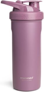 Smartshake Insulated Stainless Steel Blender Shaker Cup for Protein Mixes, Shakes and Pre Workout – 750ml 25oz Double-Walled Vacuum Insulated Water Bottle for Cold Drinks – BPA-Free (Dusty Plum) - Image 2