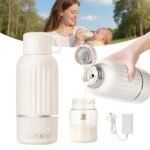 Snow Bear Portable Bottle Warmer for Travel, Fast Heating in 2.5 Mins for Breast Milk, 10200mAh Battery with LED Display, 17oz Large Capacity, Baby Bottle Warmer with Precise Temperature Control - Image 2