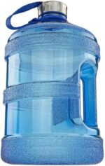 Southern Homewares SH-10323 1 Gallon BPA Free Plastic Water Bottle for Cold Liquids With Attached Leak Proof Screw Lid-For Gym Office Daily Use, Blue, One Size - Image 2
