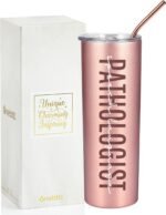 Speech Language Pathology Gifts for Women, Gifts for SLP on National Speech Pathologist Day, Birthday and Chirstmas, 20 oz Insulated Stainless Steel Travel Tumbler - SLP - Image 2