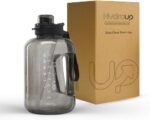 Sport Jug 58oz – Large Clear Plastic Water Jug with 2-in-1 Straw & Chug Lid, Motivational Time Markers, BPA-Free, Leakproof - Image 2