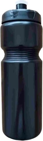 Squeeze Water Bottle Sports 24oz, BPA-Free Bicycle Water Bottle, Fit Bike Cage, Gym Cycling Hiking. (Black) - Image 2