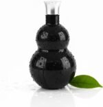 Stainless Steel Gourd Water Bottle 16.9oz (500ml), Deep Black Drinking Gourd, Double Wall Insulated Water Jug, Vintage Gourd Bottle for Hot & Cold Drinks, Leak-Proof Sports Bottle (Dark-Black) - Image 2