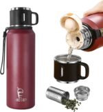 Stainless Steel Insulated Bottle, 27oz with cup Vacuum Insulated Water Bottle, Thermo for Hot Drinks/Cold Drinks,24-Hr Insulation Commute, Travel - Image 2