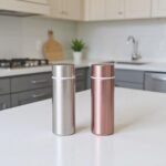 Stainless Steel Insulated Water Bottle, 5oz, Mini Vacuum Water Bottle, Slim Tumbler, Small Sports Bottle, Leak Proof Bottle, Coffee Cup, Pocket Bottle, Coffee Bottle, keep hot and cold (Silver) - Image 2