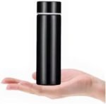 Stainless Steel Insulated Water Bottle, 5oz Mini Water Bottle, Small Sports Bottle, Slim Tumbler,Travel Bottle, Coffee Cup, Pocket Bottle, keep hot and cold, Leak Proof,BPA Free (Black) - Image 2
