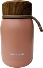 Stainless Steel Vacuum Insulated Mini Water Bottle, 8oz, Double Walled, 3 Colors - Pink, Beige, Blue (Pink) - Image 2