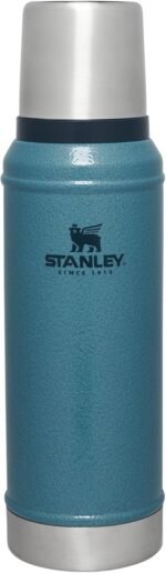 Stanley Classic Legendary Vacuum Bottle 1.0 qt | Wide Mouth with Leakproof Cup Lid | Keep Drinks Hot or Cold | Packable for Travel | Insulated Stainless Steel Thermos | BPA-Free | Hammertone Lake - Image 2