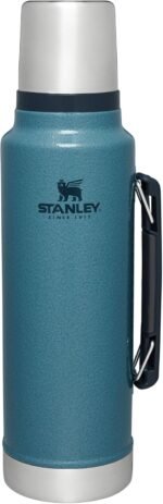 Stanley Classic Legendary Vacuum Bottle 1.5 qt, Wide Mouth with Leakproof Cup Lid, Keep Drinks Hot or Cold, Packable for Travel, Insulated Stainless Steel Thermal Bottle, BPA-Free, Hammertone Lake - Image 2