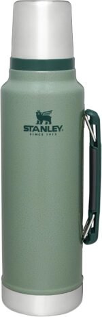 Stanley Classic Legendary Vacuum Bottle 1.5 qt | Wide Mouth with Leakproof Cup Lid | Keep Drinks Hot or Cold | Packable for Travel | Insulated Stainless Steel Thermos | BPA-Free | Hammertone Green - Image 2