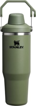 Stanley IceFlow 2.0 Fast Flow Tumbler with Handle 30 oz | Twist On Angled Spout Lid | Leakproof Water Bottle | Insulated Stainless Steel | BPA-Free | Dried Pine - Image 2