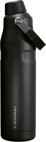 Stanley IceFlow Fast Flow Water Bottle 36 oz | Angled Spout Lid | Lightweight and Leakproof for Travel and Sports | Insulated Stainless Steel | BPA-Free | Black 2.0 - Image 2