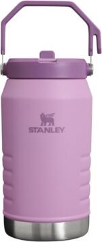 Stanley IceFlow Flip Straw Jug with Handle 64 oz| Twist On Lid and Flip Up Straw | Leak Resistant for Travel and Sports | Insulated Stainless Steel | BPA-Free | Lilac - Image 2