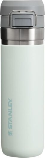 Stanley Quick Flip GO Water Bottle 24 oz | Push Button Lid | Leakproof and Packable for Travel and Sports | Insulated Stainless Steel | BPA-Free | Mist - Image 2
