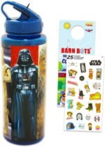 Star Wars Reusable Water Bottle Set - Yoda Bundle Plastic 30oz Water Bottle with Spout for Home, School, Sports Plus Sticker, and More | Star Wars Container - Image 2