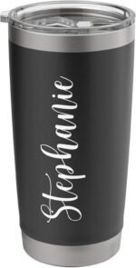 Stephanie Personalized Name Travel Mug Stainless Steel Insulated Tumbler - Image 2