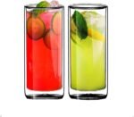 Sun's Tea Double Wall Insulated Glass Tumbler, 16oz (450ml) Highball Glass Cups for Beer, Lemonade, Iced Tea, Tropical Drink, Cocktail, Smoothie, Mojito and Mixed Drinks, Set of 2 - Collins Style - Image 2