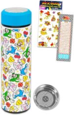 Super Mario Water Bottle Set with Infuser and Strainer – Bundle with Insulated Drinking Bottle Plus Stickers Activity Book, More | Mario Drinking Cup - Image 2