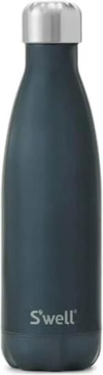 S'well Stainless Steel Water Bottle, 17oz, Blue Suede, Triple-Layered Vacuum Insulated Containers Keeps Drinks Cold for 36 Hours and Hot for 18, BPA Free, Perfect for On the Go - Image 2