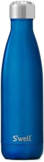 S'well Stainless Steel Water Bottle, 17oz, Ocean Blue, Triple Layered Vacuum Insulated Containers Keeps Drinks Cold for 36 Hours and Hot for 18, BPA Free, Perfect for On the Go - Image 2