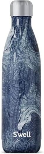 S'well Stainless Steel Water Bottle, 25oz, Azurite Marble, Triple Layered Vacuum Insulated Containers Keeps Drinks Cold for 48 Hours and Hot for 24, BPA Free, Perfect for On the Go - Image 2