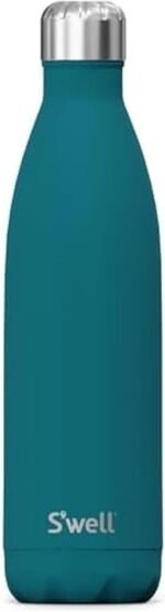 S'well Stainless Steel Water Bottle, 25oz, Peacock Blue, Triple Layered Vacuum Insulated Containers Keeps Drinks Cold for 48 Hours and Hot for 24, BPA Free, Perfect for On the Go - Image 2