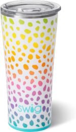 Swig Life 22oz Insulated Tumbler, Travel Coffee Tumbler with Lid, Cup Holder Friendly Travel Coffee Mug, Stainless Steel (Wild Child) - Image 2