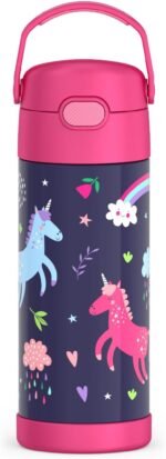 THERMOS 410mL Stainless Steel Non-Licensed FUNtainer® Bottle, Unicorn, 14 oz - Image 2