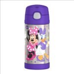 THERMOS FUNTAINER 12 Ounce Stainless Steel Vacuum Insulated Water Bottle with Lid, MINNIE MOUSE - Image 2