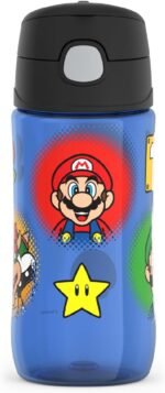 THERMOS FUNTAINER 16 Ounce Plastic Hydration Bottle with Spout, Mario - Image 2